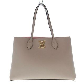 LOUIS VUITTON - LOUIS VUITTON(ルイヴィトン) トートバッグ ロックミー レディース美品  ロックミーショッパー M57346 グレージュ グレインレザー（皮革の種類：牛革）