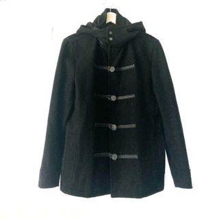 ランバンオンブルー(LANVIN en Bleu)のLANVIN en Bleu(ランバンオンブルー) コート サイズ48 XL レディース - 黒 長袖/フード着脱可/冬(その他)