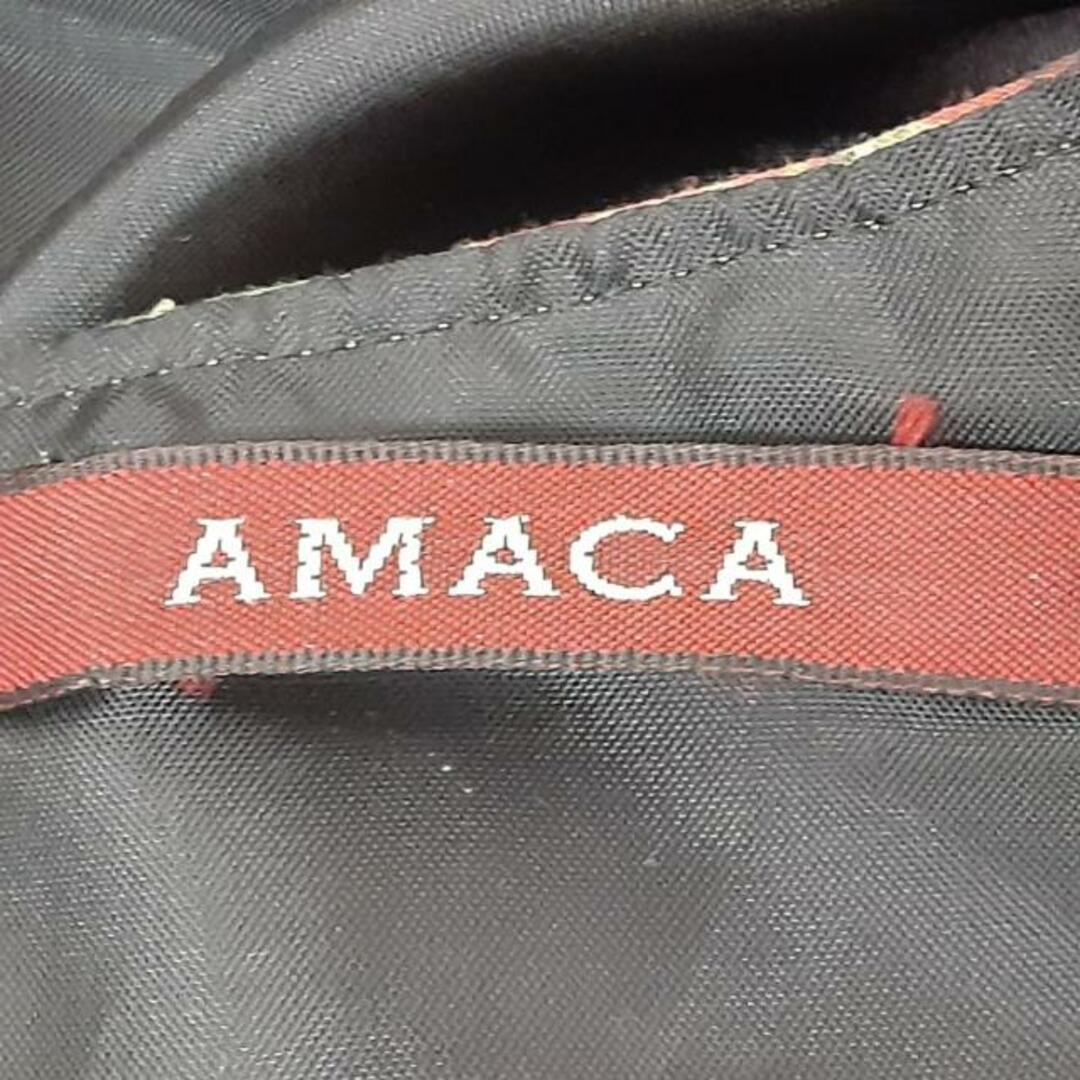 AMACA(アマカ)のAMACA(アマカ) ワンピース サイズ36 S レディース美品  - グリーン×ピンク×マルチ クルーネック/ノースリーブ/ひざ丈 レディースのワンピース(その他)の商品写真