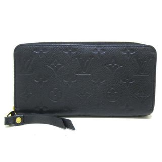 ルイヴィトン(LOUIS VUITTON)のLOUIS VUITTON(ルイヴィトン) 長財布 モノグラム・アンプラント美品  ジッピーウォレット M61864 ノワール アンプラント･レザー(財布)