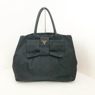 プラダ(PRADA)のPRADA(プラダ) トートバッグ - BN1601 黒 リボン ナイロン(トートバッグ)