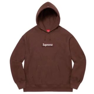 シュプリーム(Supreme)のSupreme Box Logo Hooded dark brown(パーカー)