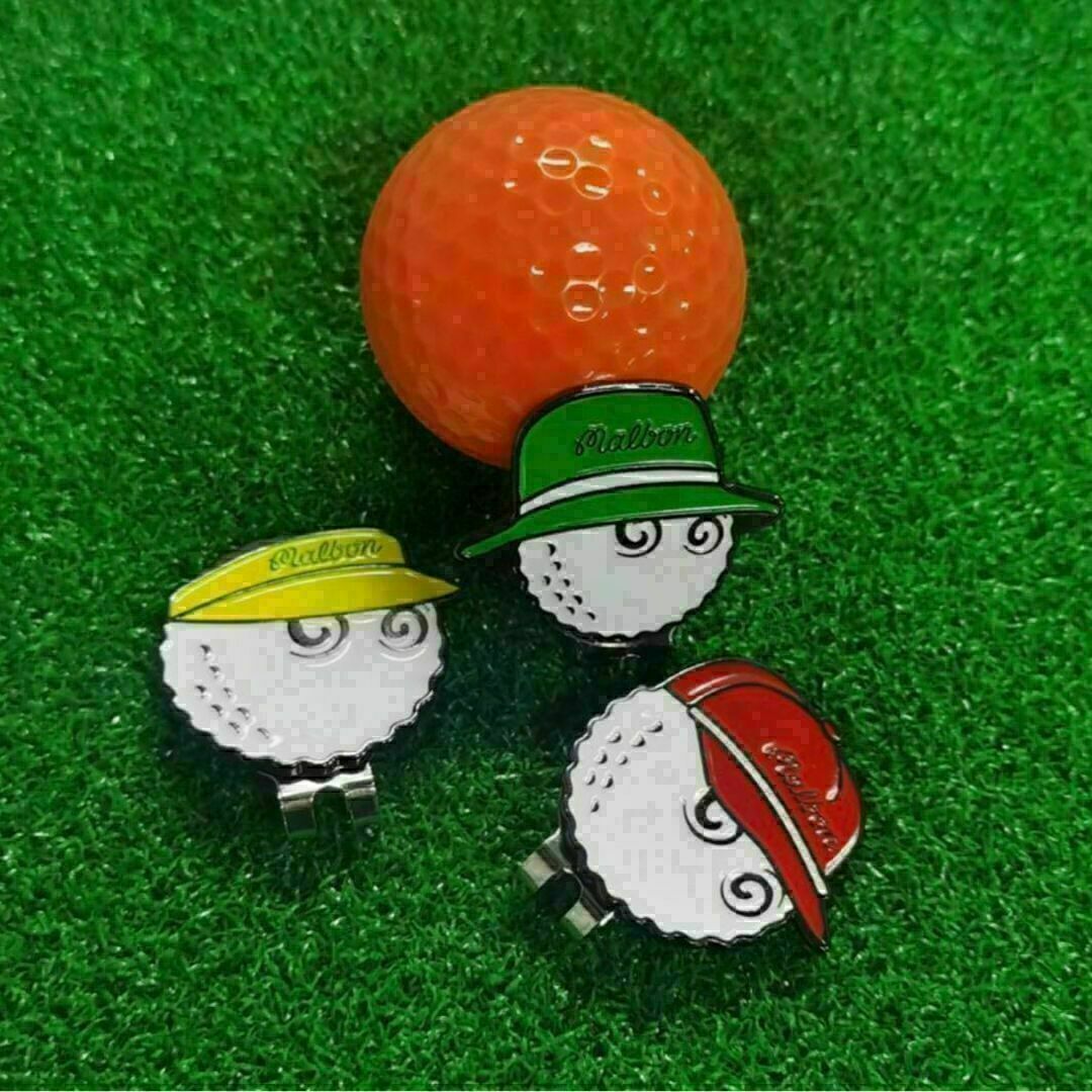 ♡マルボン　ゴルフ　マーカー　グリーン　緑　Malbon Golf 新品　未開封 スポーツ/アウトドアのゴルフ(その他)の商品写真