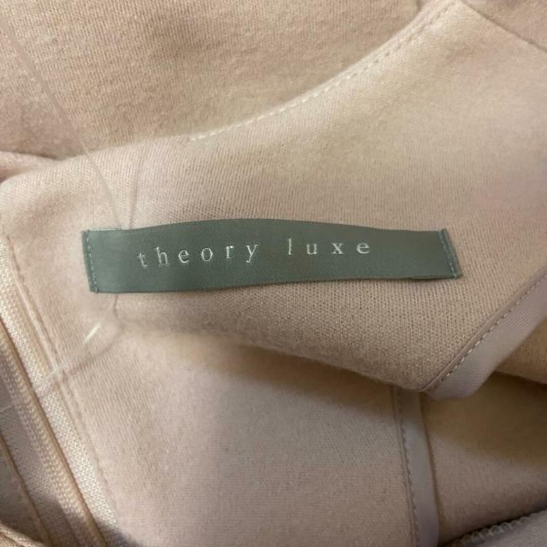 Theory luxe(セオリーリュクス)のtheory luxe(セオリーリュクス) ワンピース サイズ38 M レディース - ライトピンク クルーネック/長袖/ロング レディースのワンピース(その他)の商品写真