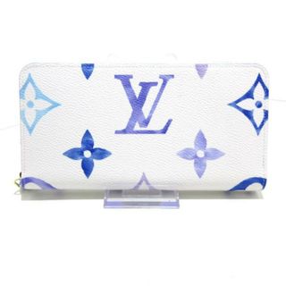 ルイヴィトン(LOUIS VUITTON)のLOUIS VUITTON(ルイヴィトン) 長財布 バイザプール美品  ジッピーウォレット M82384 ブルー モノグラム・キャンバス(財布)