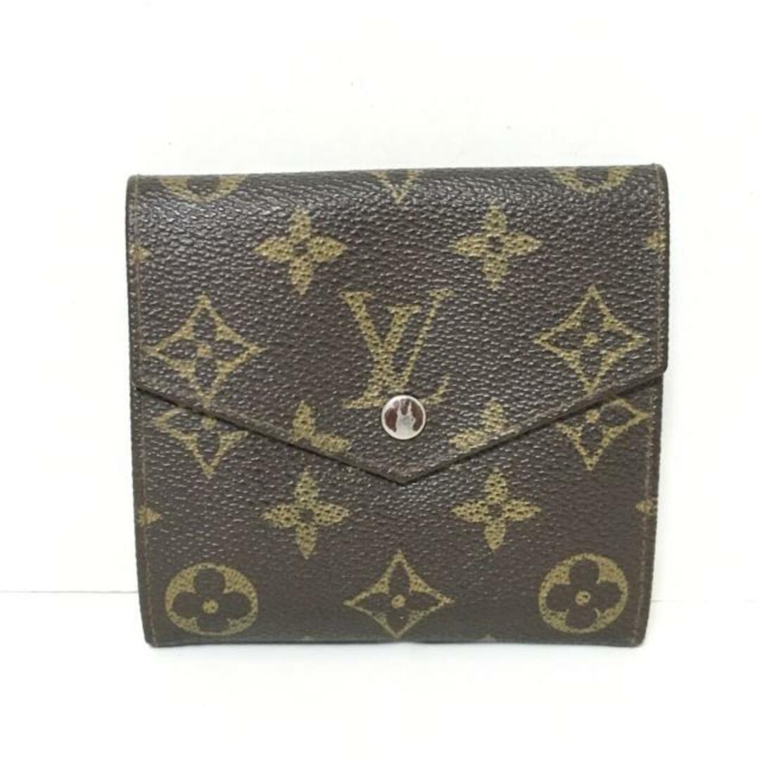 LOUIS VUITTON(ルイヴィトン)のLOUIS VUITTON(ルイヴィトン) Wホック財布 モノグラム ポルトモネビエ(旧型) 190 - モノグラム・キャンバス レディースのファッション小物(財布)の商品写真