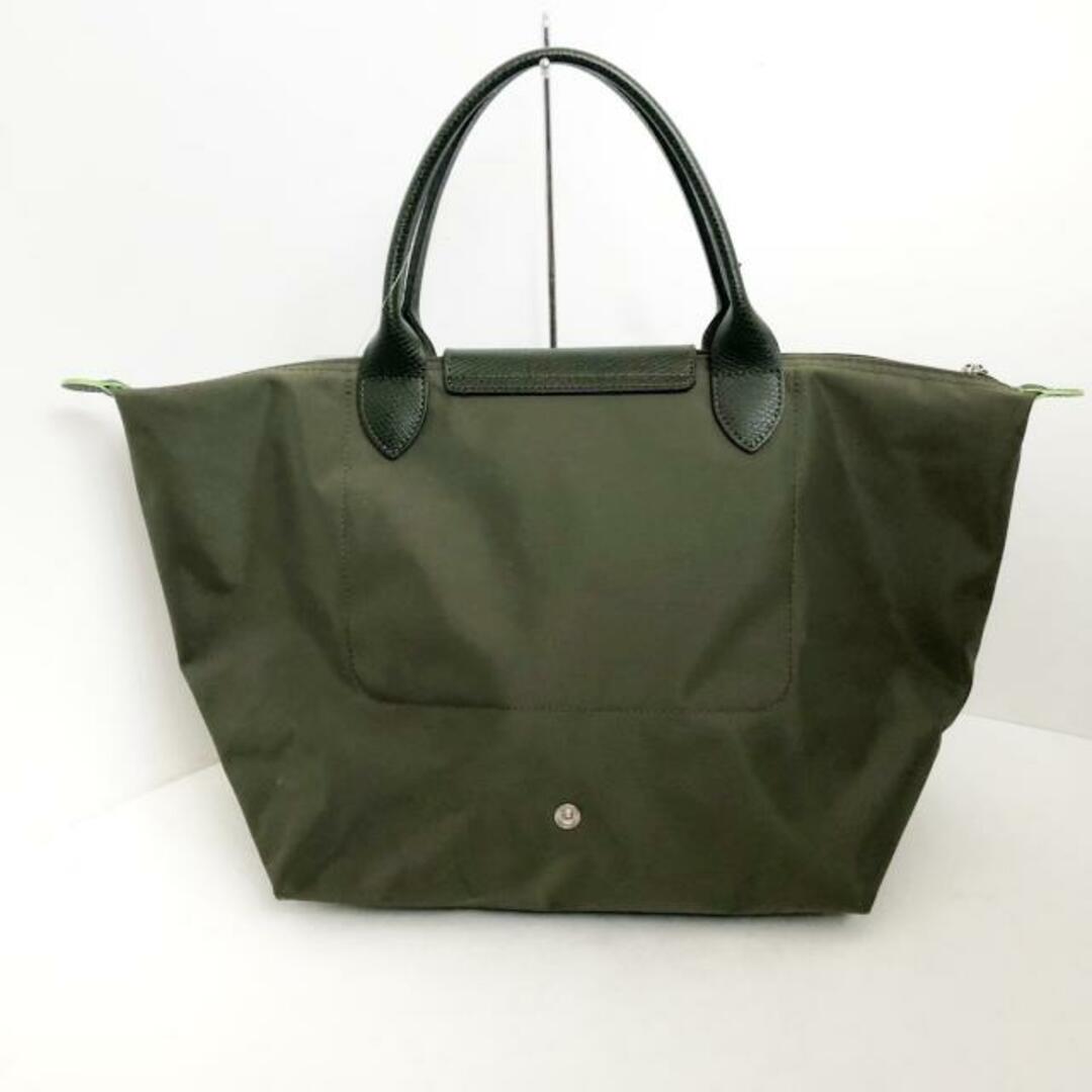 LONGCHAMP(ロンシャン)のLONGCHAMP(ロンシャン) ハンドバッグ ル・プリアージュネオ カーキ 折りたたみ ナイロン×レザー レディースのバッグ(ハンドバッグ)の商品写真