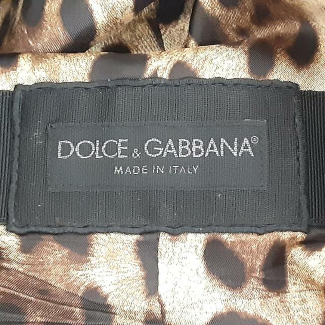 DOLCE&GABBANA(ドルチェアンドガッバーナ)のDOLCE&GABBANA(ドルチェアンドガッバーナ) トレンチコート サイズ40 M レディース美品  - 黒 長袖/フリル/春/秋 レディースのジャケット/アウター(トレンチコート)の商品写真