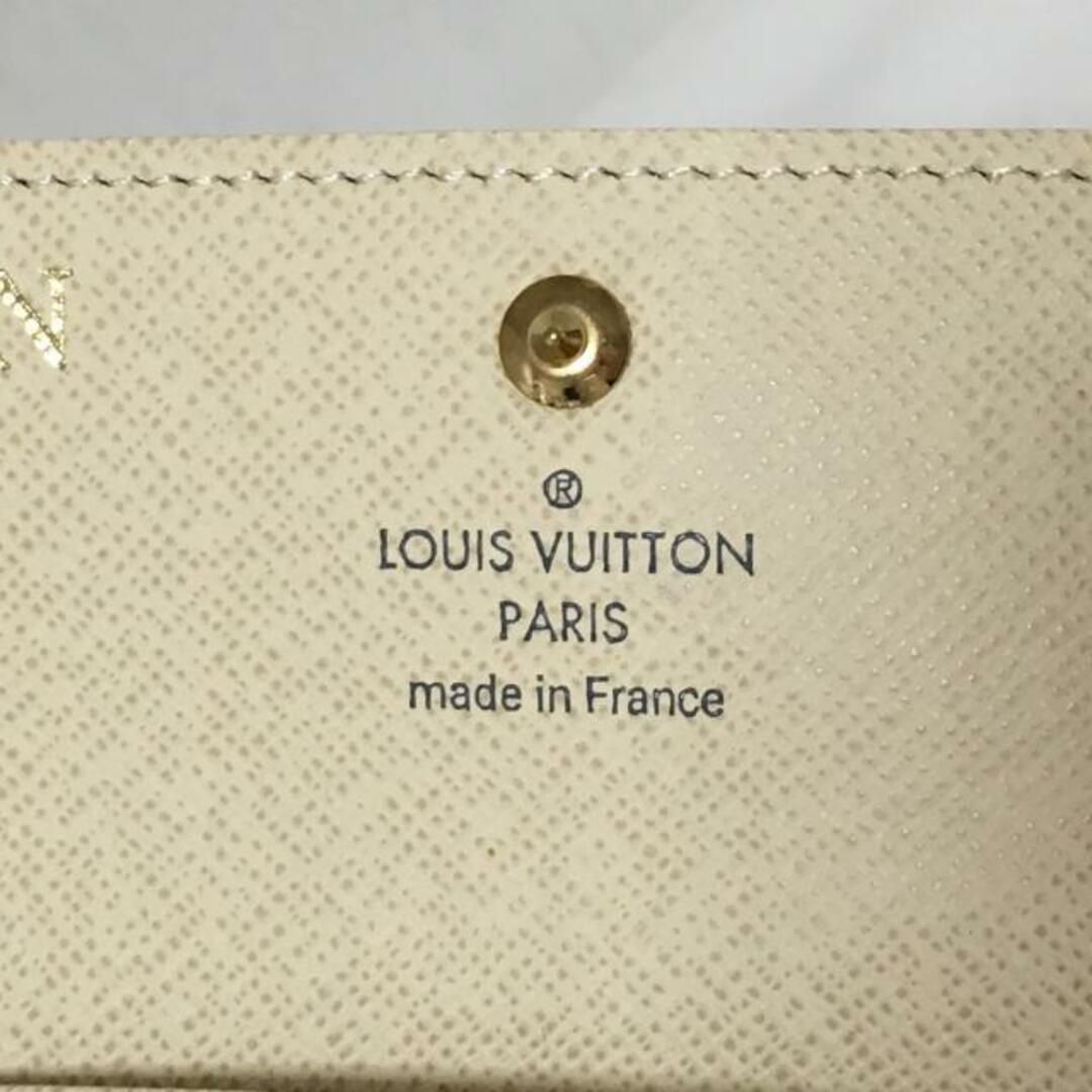 LOUIS VUITTON(ルイヴィトン)のLOUIS VUITTON(ルイヴィトン) キーケース ダミエ ミュルティクレ4 N60020 アズール イニシャル刻印 ダミエ・キャンバス レディースのファッション小物(キーケース)の商品写真