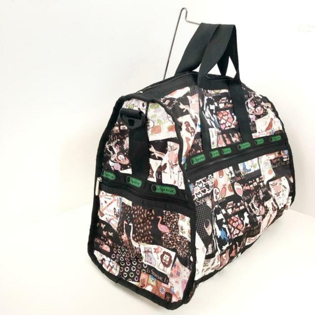 LeSportsac(レスポートサック)のLESPORTSAC(レスポートサック) ボストンバッグ - 黒×ピンク×マルチ 本体ロックなし レスポナイロン レディースのバッグ(ボストンバッグ)の商品写真