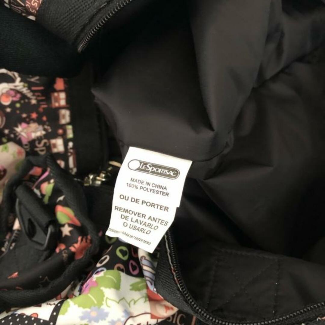 LeSportsac(レスポートサック)のLESPORTSAC(レスポートサック) ボストンバッグ - 黒×ピンク×マルチ 本体ロックなし レスポナイロン レディースのバッグ(ボストンバッグ)の商品写真