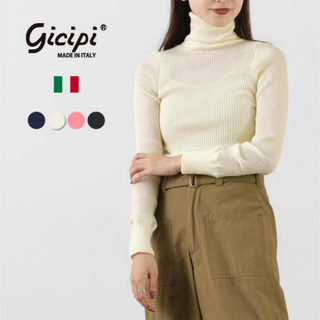ジチピ(gicipi)の新品未使用品 イタリア製Gicipi ジチビ panna パンナ  3(シャツ/ブラウス(長袖/七分))