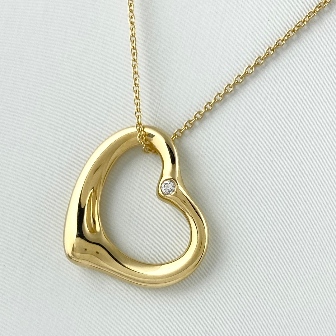 Tiffany & Co. - ティファニー オープン ハート ネックレス 750 Tiffany & Co. - ティファニー オープン ハート ネックレス 750