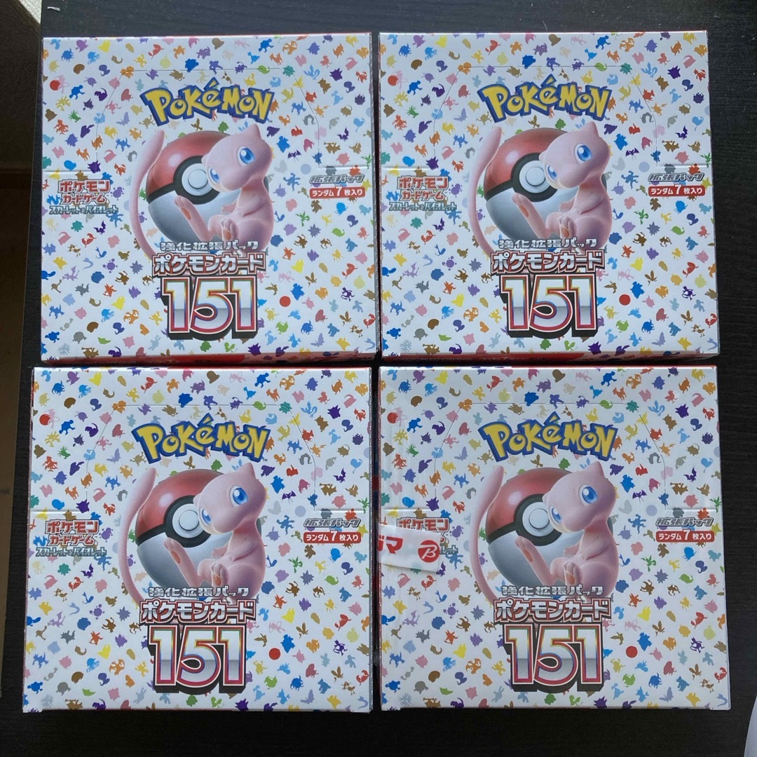 ポケモンカード151 4BOX 80パック エンタメ/ホビーのトレーディングカード(Box/デッキ/パック)の商品写真