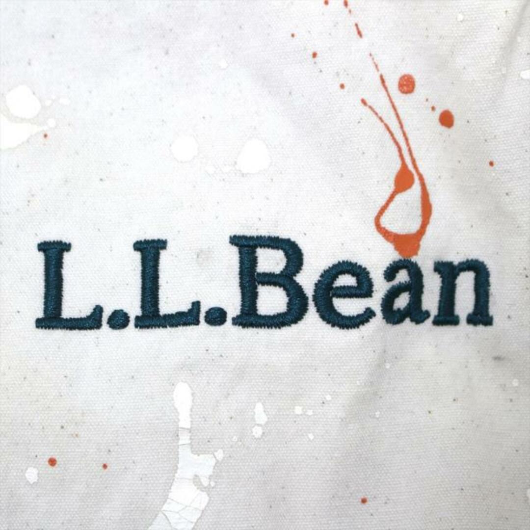 L.L.Bean(エルエルビーン)のL.L.Bean(エルエルビーン) トートバッグ - アイボリー ペイント加工 キャンバス レディースのバッグ(トートバッグ)の商品写真