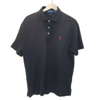 ポロラルフローレン(POLO RALPH LAUREN)のPOLObyRalphLauren(ポロラルフローレン) 半袖ポロシャツ サイズLG L メンズ - 黒(ポロシャツ)