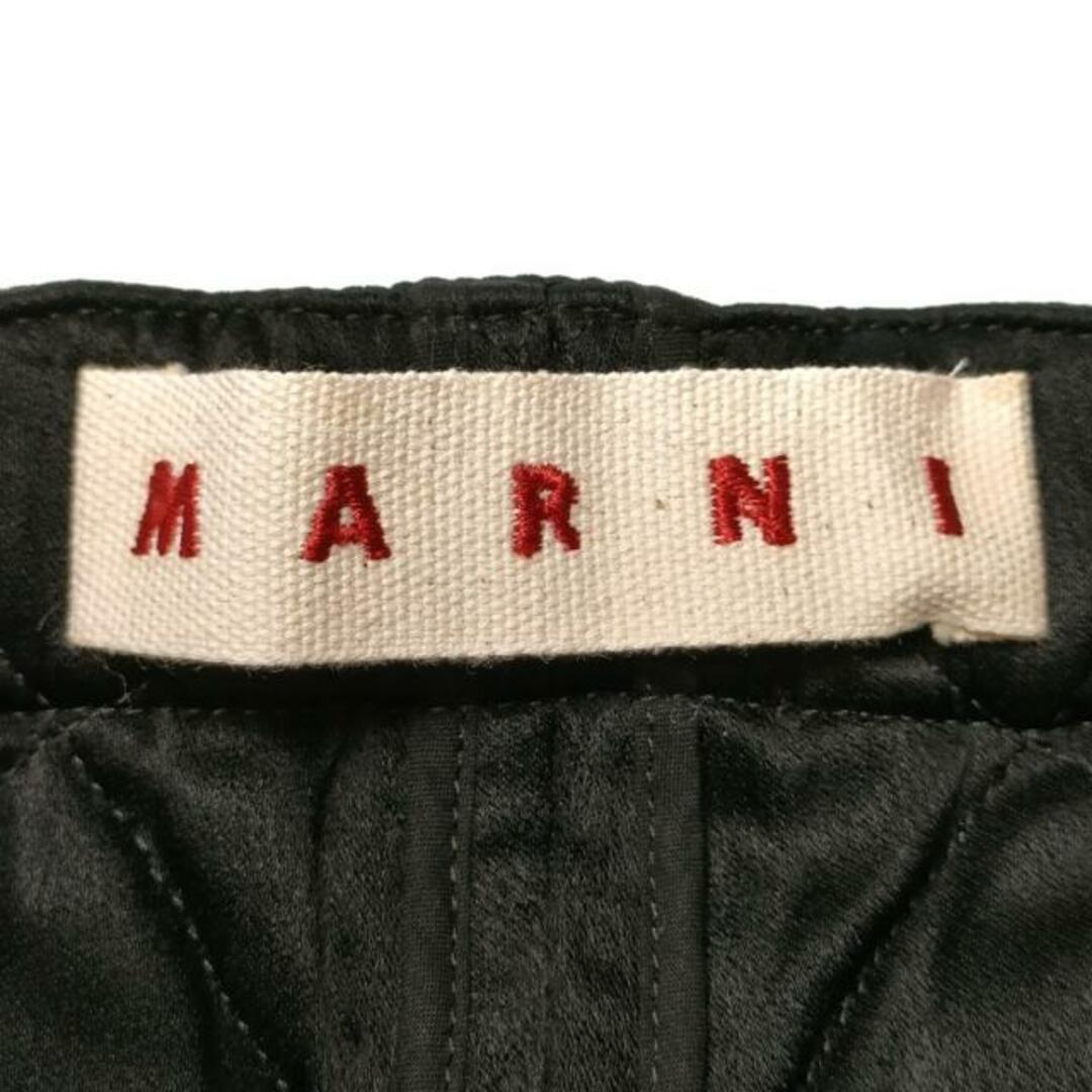 Marni(マルニ)のMARNI(マルニ) パンツ サイズ42 M レディース - 黒 フルレングス/キルティング レディースのパンツ(その他)の商品写真