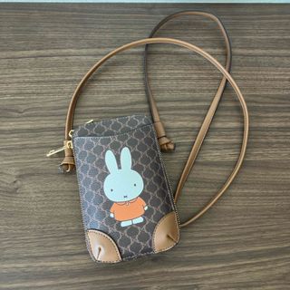 ミッフィー(miffy)のミッフィー　スマホショルダー　ショルダーウォレット　未使用(財布)