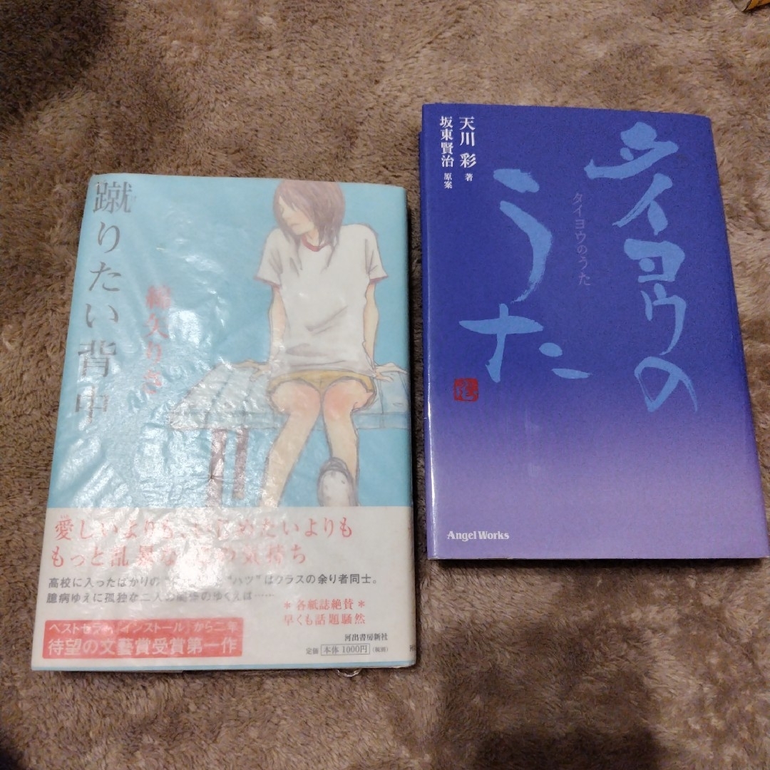 「蹴りたい背中」 第130回芥川賞受賞「タイヨウのうた」130回芥川賞受賞。 エンタメ/ホビーの本(文学/小説)の商品写真