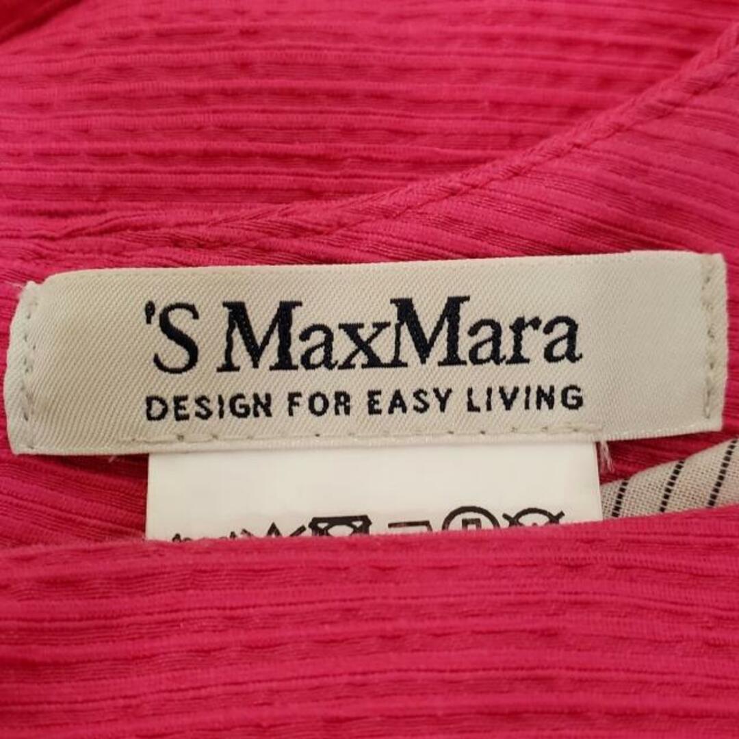 S Max Mara(マックスマーラ) ワンピース サイズJ 38 レディース美品  - ピンク ノースリーブ/ロング レディースのワンピース(その他)の商品写真