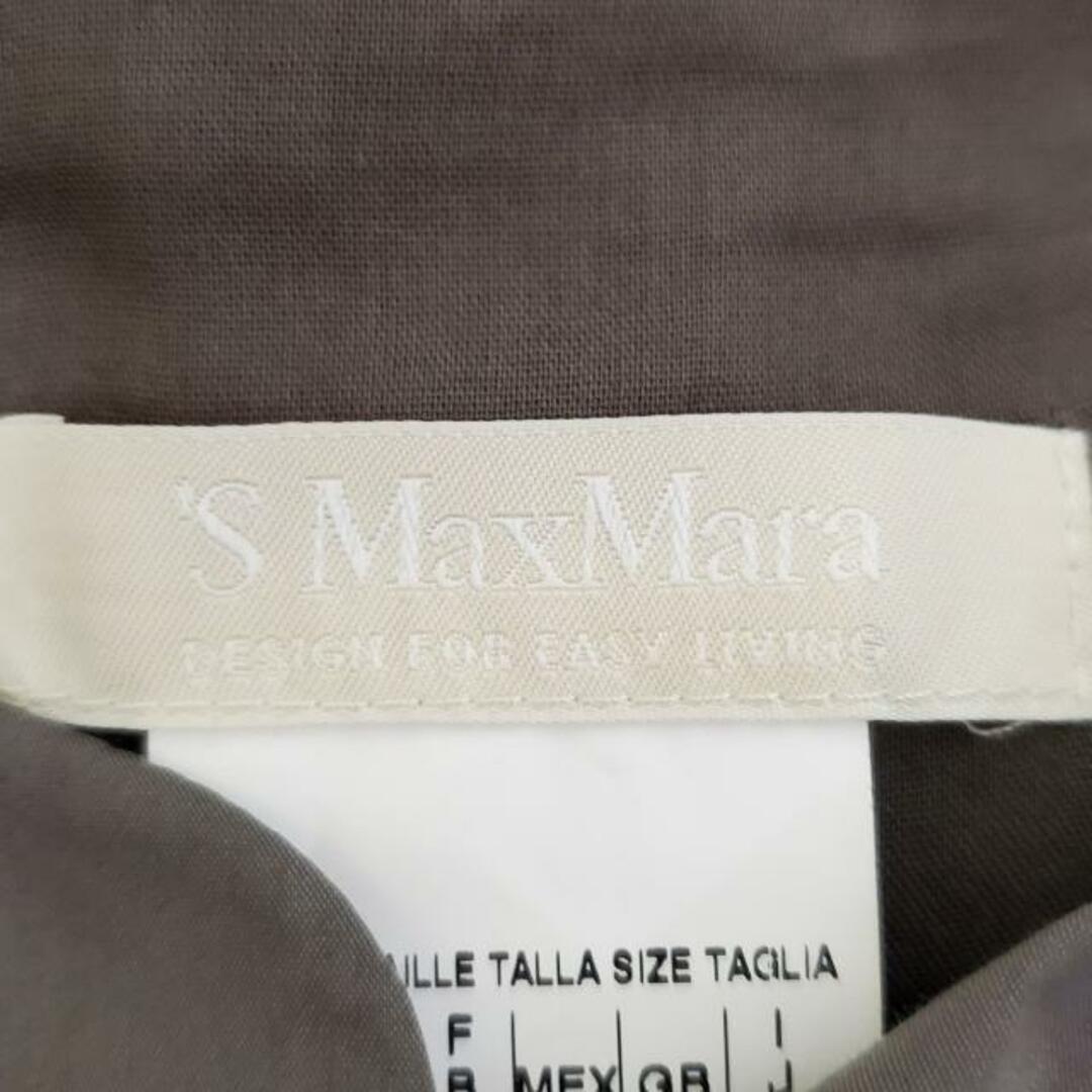 S Max Mara(マックスマーラ) ワンピース サイズJ 40 レディース - グレー 長袖/ロング レディースのワンピース(その他)の商品写真