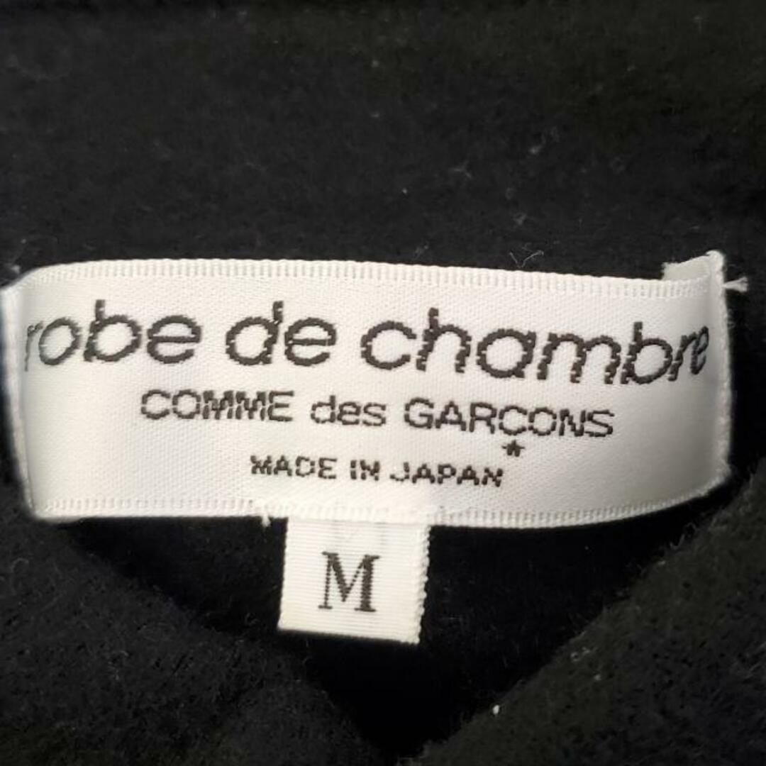 robe de chambre COMME des GARCONS(ローブドシャンブル コムデギャルソン) 長袖シャツブラウス サイズM レディース - 黒 レディースのトップス(シャツ/ブラウス(長袖/七分))の商品写真