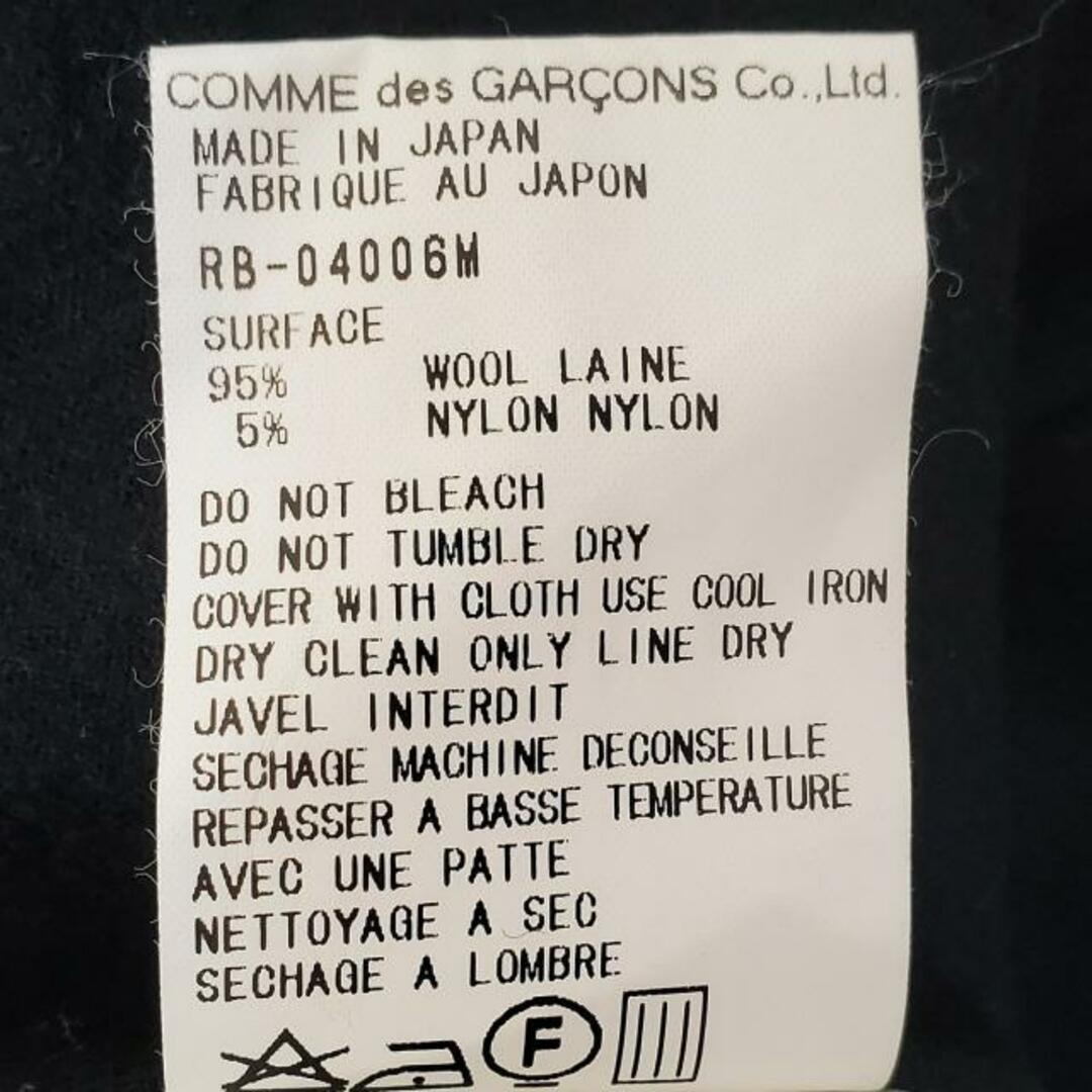 robe de chambre COMME des GARCONS(ローブドシャンブル コムデギャルソン) 長袖シャツブラウス サイズM レディース - 黒 レディースのトップス(シャツ/ブラウス(長袖/七分))の商品写真