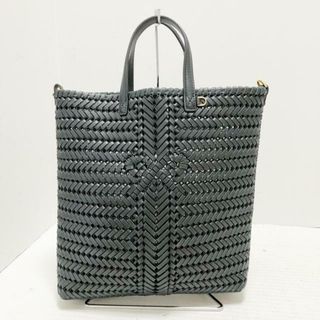 アニヤハインドマーチ(ANYA HINDMARCH)のAnya Hindmarch(アニヤハインドマーチ) トートバッグ ニーソン  N/S  スモール 黒 編み込み レザー(トートバッグ)