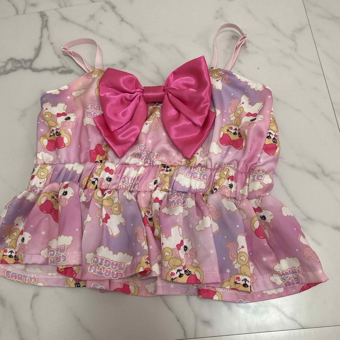 EARTHMAGIC(アースマジック)のアースマジック♡ビスチェセット♡ キッズ/ベビー/マタニティのキッズ服女の子用(90cm~)(スカート)の商品写真