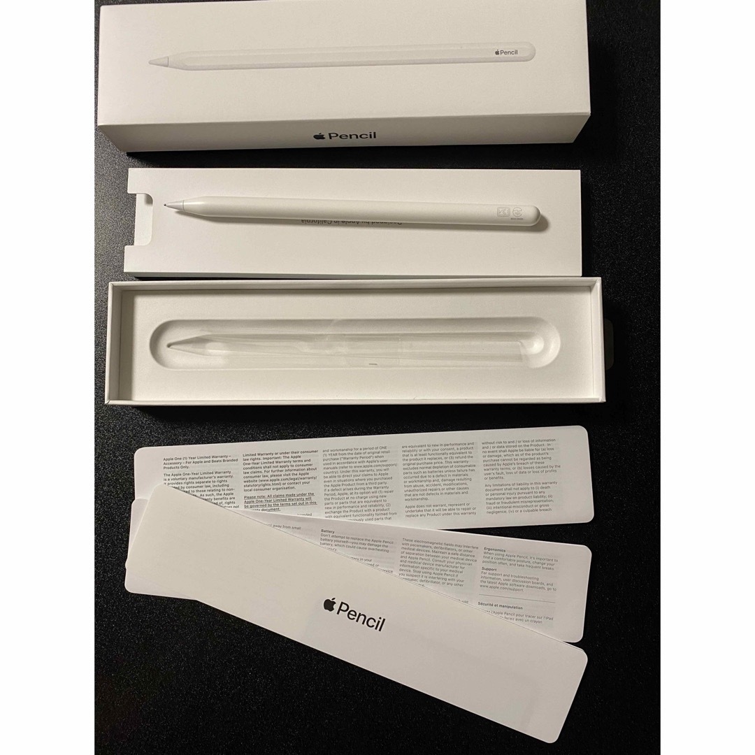 Apple(アップル)のApple pencil 第2世代 スマホ/家電/カメラのPC/タブレット(PC周辺機器)の商品写真