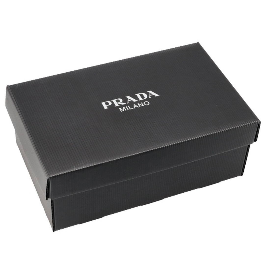 PRADA - プラダ PRADA レザースニーカー 三角ロゴ レースアップ PRADA - プラダ PRADA レザースニーカー 三角ロゴ レースアップ