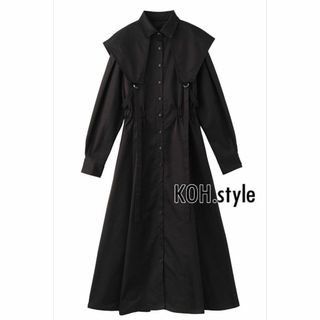 KOH.style ATTACHED COLLAR SHIRT DRESS(ロングワンピース/マキシワンピース)