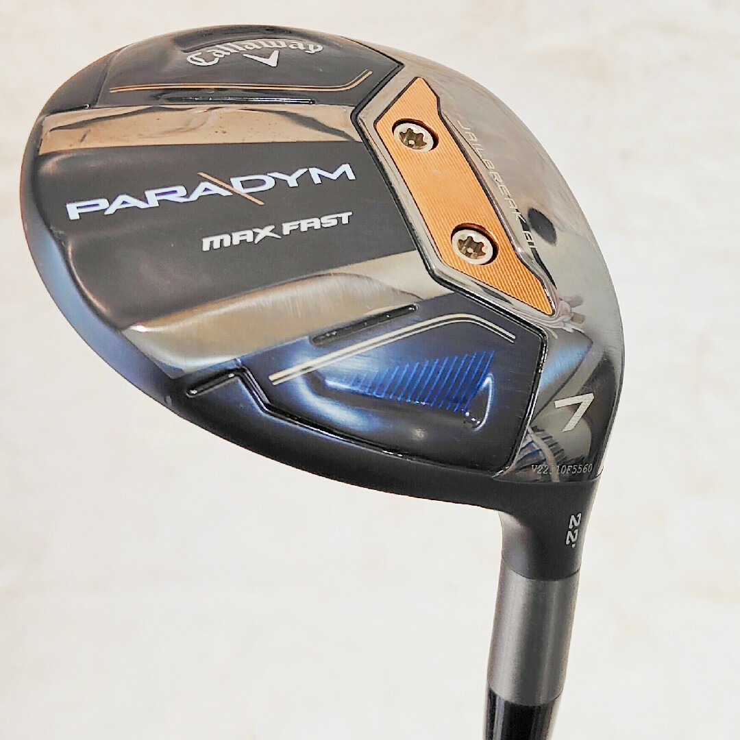 Callaway(キャロウェイ)のパラダイム　マックス　ファスト　7W 純正カーボンR2 カバー付 スポーツ/アウトドアのゴルフ(クラブ)の商品写真