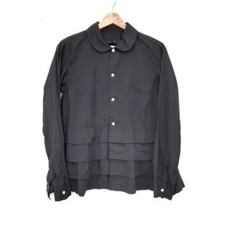 COMMEdesGARCONS(コムデギャルソン) 長袖シャツブラウス サイズM レディース美品  - 黒 フリル