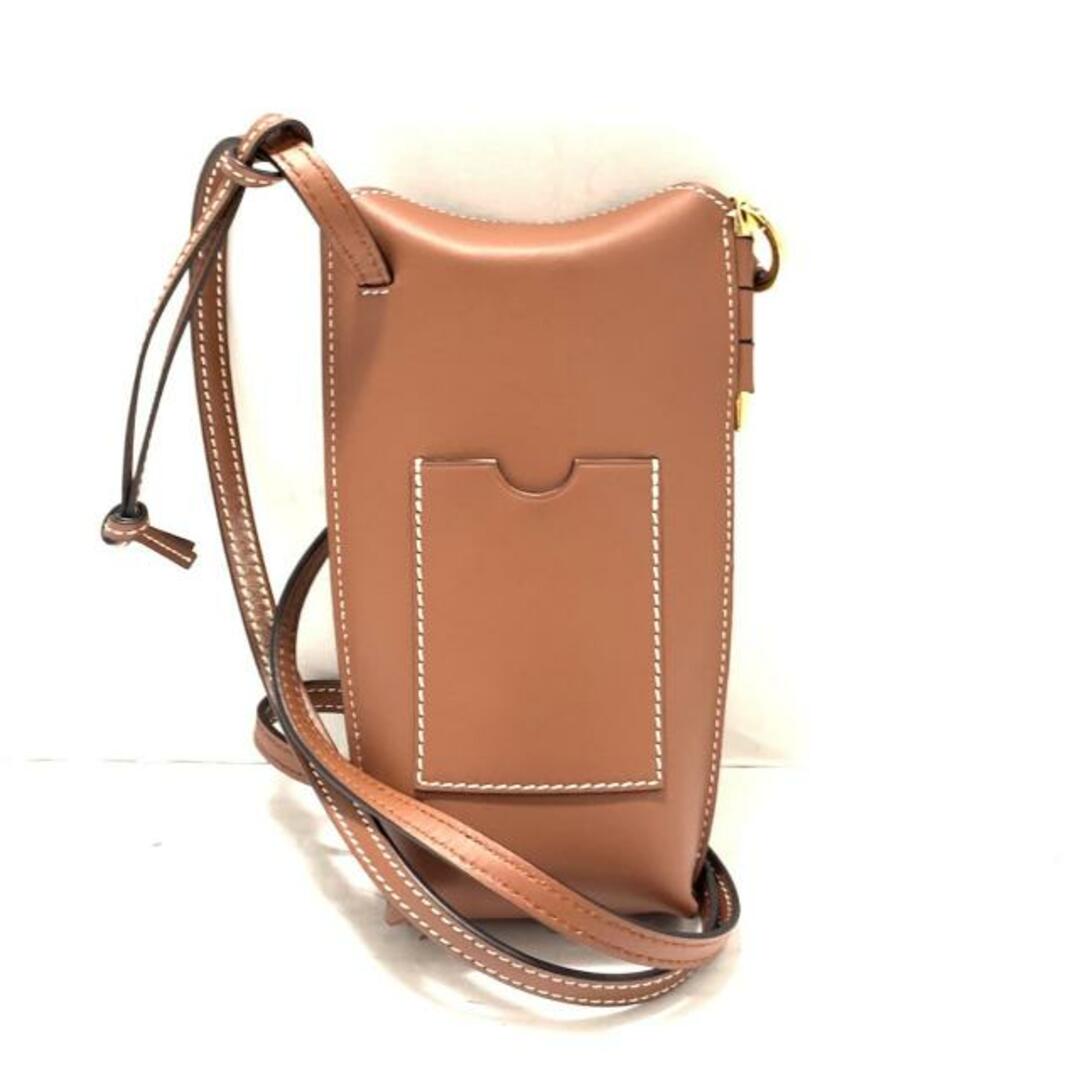 LOEWE(ロエベ)のLOEWE(ロエベ) ショルダーバッグ ゲートポケット ブラウン レザー レディースのバッグ(ショルダーバッグ)の商品写真