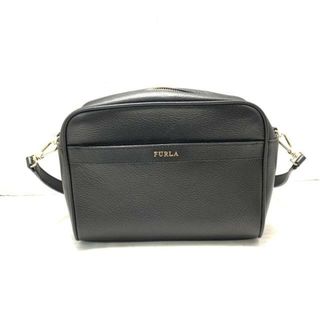 フルラ(Furla)のFURLA(フルラ) ショルダーバッグ美品  アヴリル 黒 レザー(ショルダーバッグ)