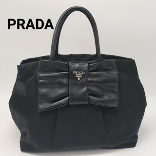 プラダ(PRADA)の極美品✨プラダ　トートバッグ　ブラック　黒(トートバッグ)