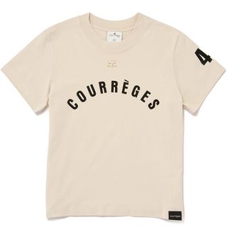 クレージュ(Courreges)のクレージュ COURREGES Tシャツ AC ストレート プリンテッド Tシャツ ロゴ 半袖シャツ クルーネック ショートスリーブ 2024年春夏新作 124JTS006 JS0112 9099(Tシャツ(半袖/袖なし))