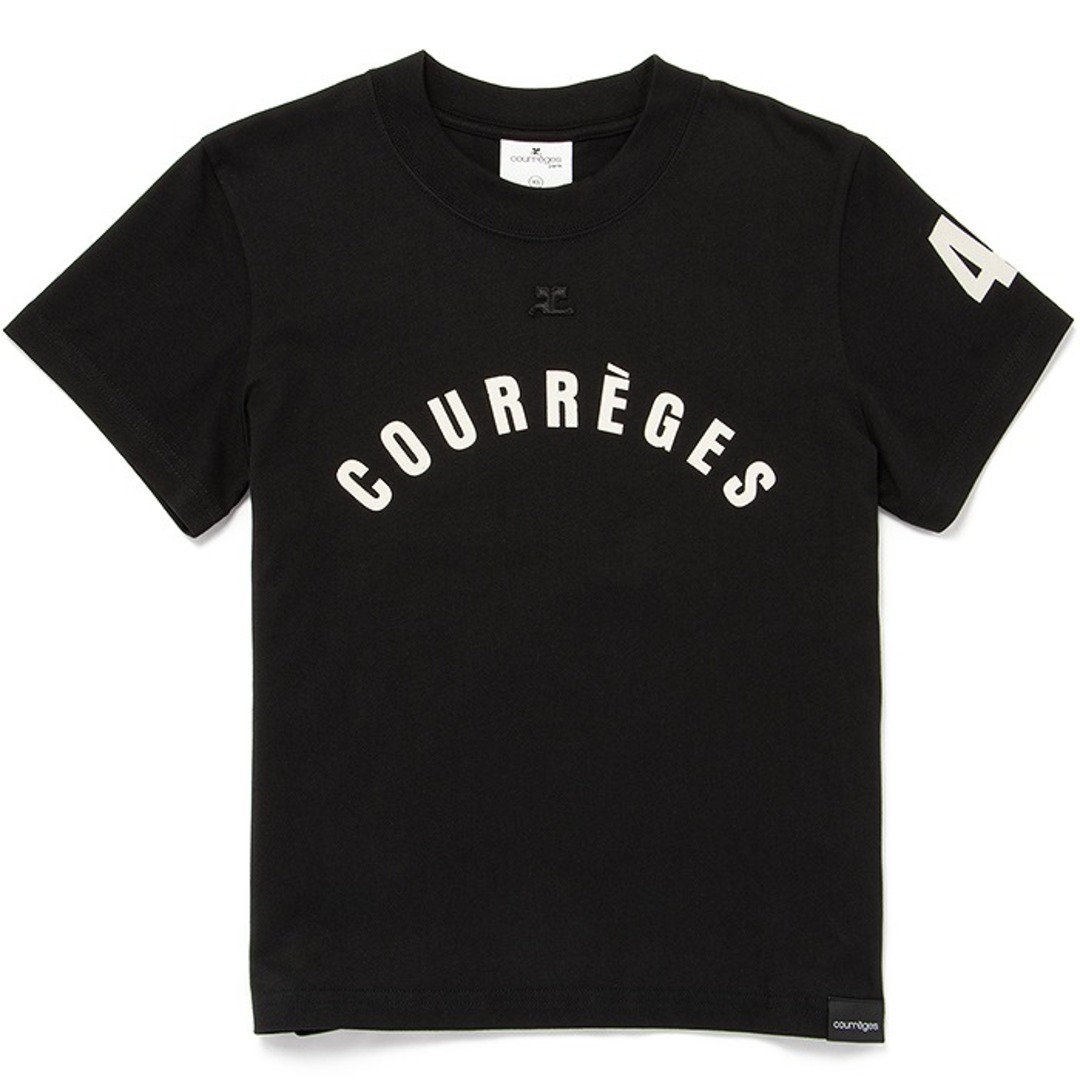 Courreges(クレージュ)のクレージュ COURREGES Tシャツ AC ストレート プリンテッド Tシャツ ロゴ 半袖シャツ クルーネック ショートスリーブ 2024年春夏新作 124JTS006 JS0112 9999 レディースのトップス(Tシャツ(半袖/袖なし))の商品写真