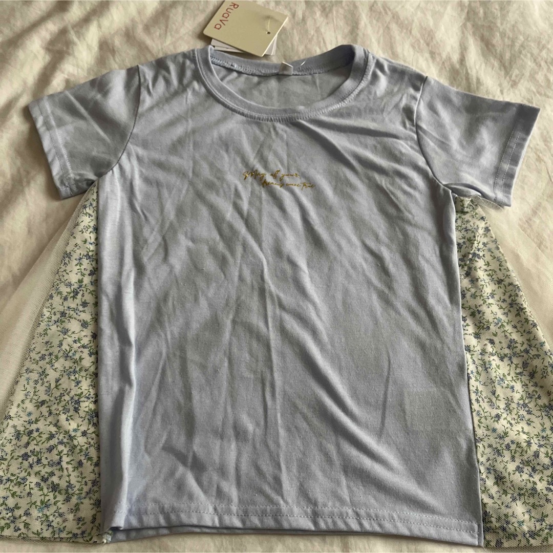 女の子　Tシャツ　110 3枚　半袖　チュニック キッズ/ベビー/マタニティのキッズ服女の子用(90cm~)(Tシャツ/カットソー)の商品写真