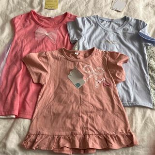 女の子　Tシャツ　110 3枚　半袖　チュニック(Tシャツ/カットソー)