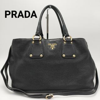 プラダ(PRADA)の極美品✨プラダ　2wayバッグ　ブラック　黒(トートバッグ)