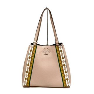 トリーバーチ(Tory Burch)のTORY BURCH(トリーバーチ) トートバッグ - ピンク×マルチ レザー(トートバッグ)