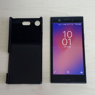 ソニー(SONY)の訳あり SIMロック解除済 docomo SO-02K 黒ケース付(スマートフォン本体)