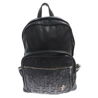 クロムハーツ(Chrome Hearts)のCHROME HEARTS クロムハーツ 7TH GRADE セメタリークロスパッチ レザーリュック バックパック ブラック(バッグパック/リュック)