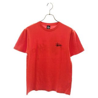 ステューシー(STUSSY)のSTUSSY ステューシー 両面ロゴプリント 半袖Tシャツ レッド(Tシャツ/カットソー(半袖/袖なし))