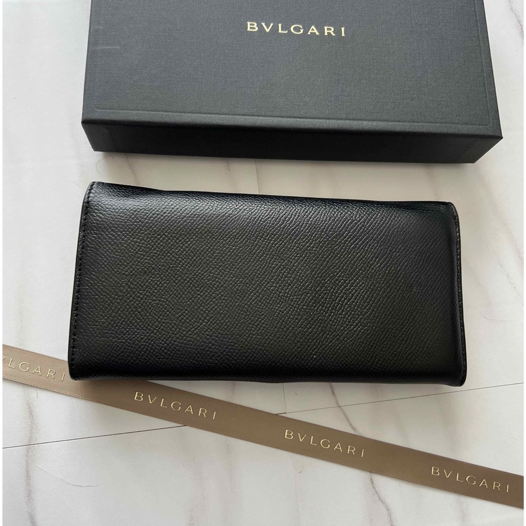 BVLGARI(ブルガリ)の398 美品 BVLGARI ブルガリ 2つ折り 長財布 レディースのファッション小物(財布)の商品写真