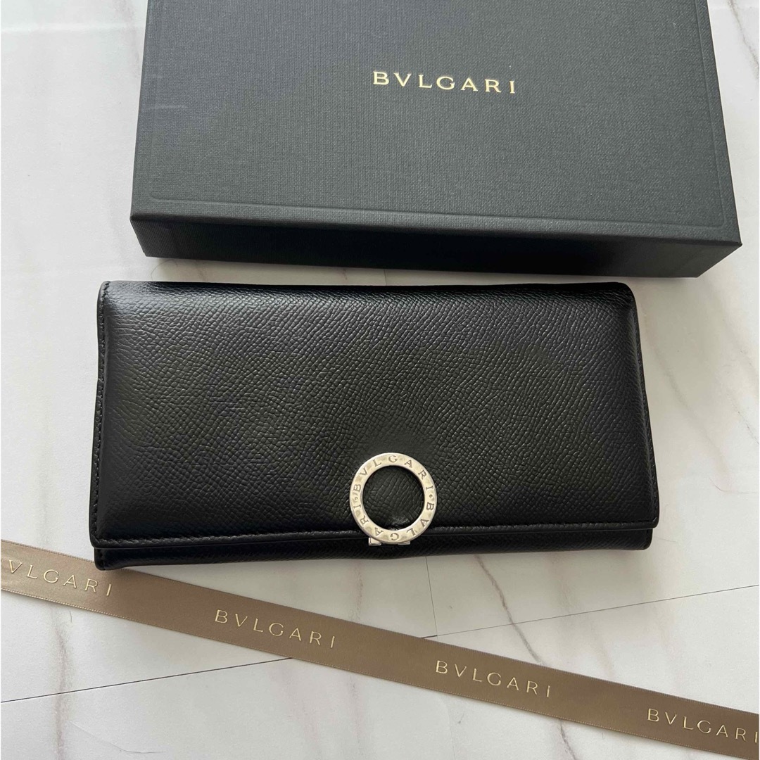 BVLGARI(ブルガリ)の398 美品 BVLGARI ブルガリ 2つ折り 長財布 レディースのファッション小物(財布)の商品写真