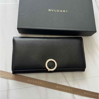 BVLGARI - 398 美品 BVLGARI ブルガリ 2つ折り 長財布