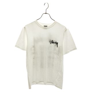 ステューシー(STUSSY)のSTUSSY ステューシー 両面花柄ロゴプリント 半袖Tシャツ ホワイト(Tシャツ/カットソー(半袖/袖なし))